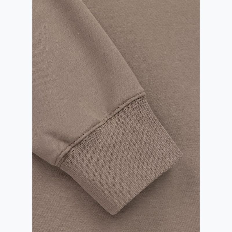 Férfi pulóver Pitbull Nugget Small Logo Crewneck brown savana 8