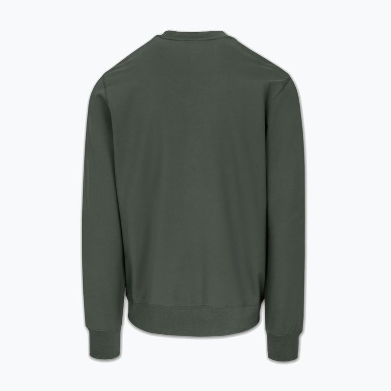 Férfi pulóver Pitbull Nugget Small Logo Crewneck sage green 5