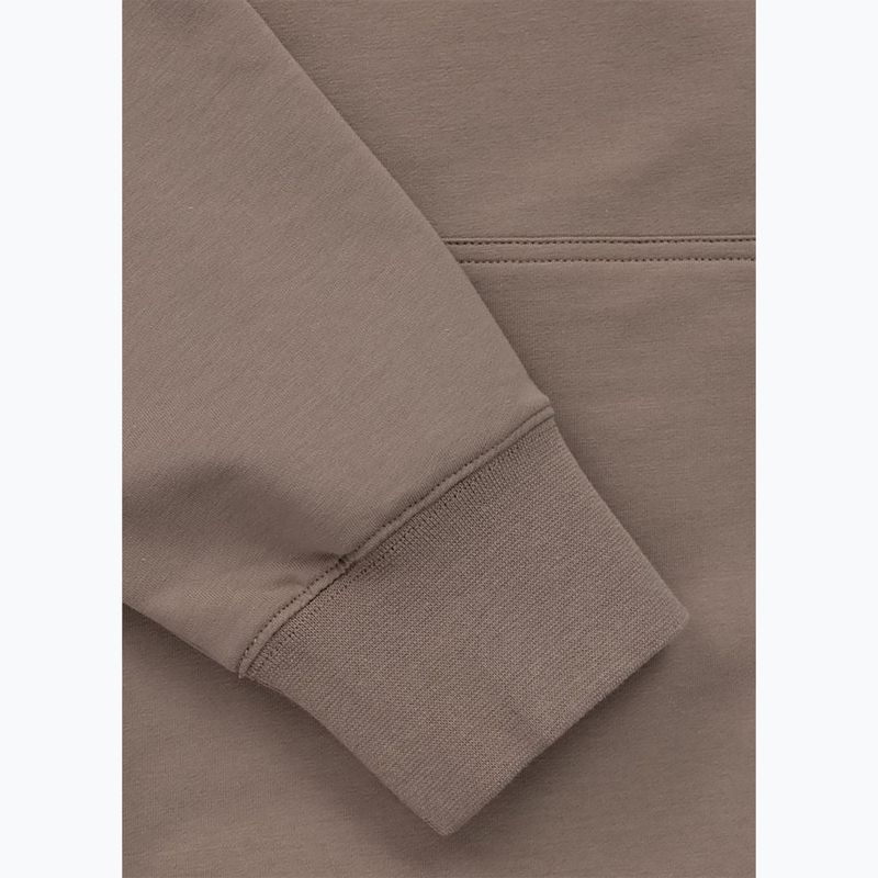 Férfi pulóver Pitbull Nugget Small Logo Hooded brown savana 8