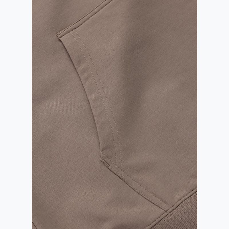 Férfi pulóver Pitbull Nugget Small Logo Hooded brown savana 9