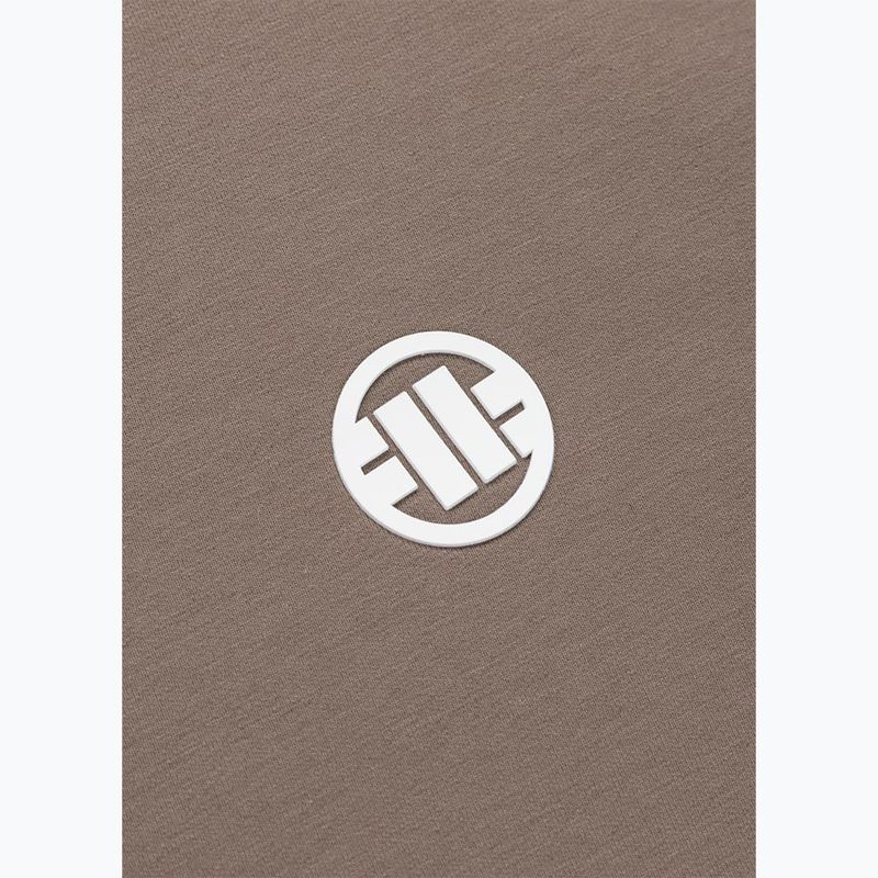 Férfi pulóver Pitbull Nugget Small Logo Hooded brown savana 10