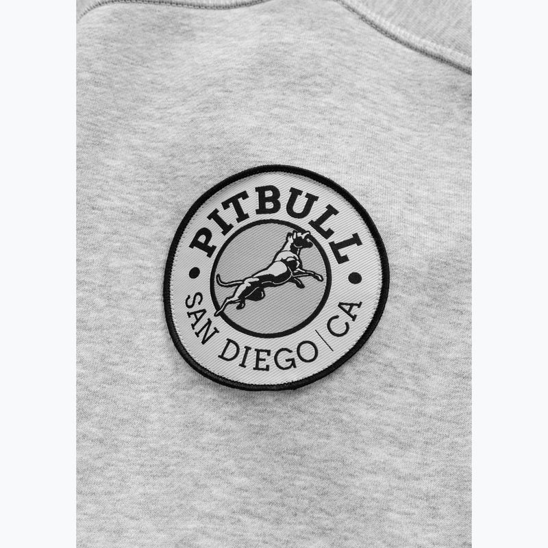 Férfi pulóver Pitbull Badger Crewneck grey/melange 10
