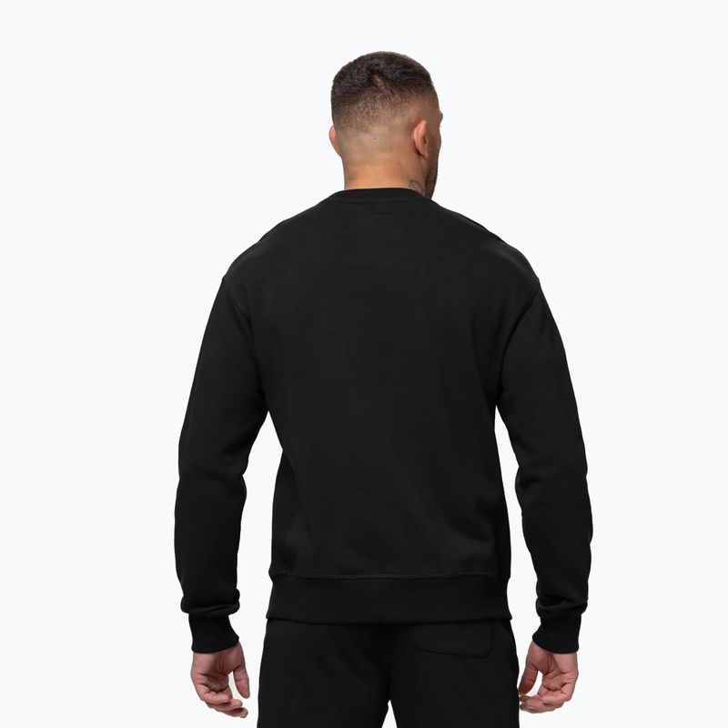 Férfi pulóver Pitbull Badger Crewneck black 3