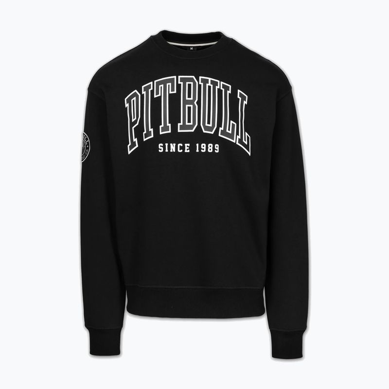 Férfi pulóver Pitbull Badger Crewneck black 5