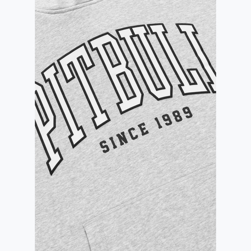 Férfi pulóver Pitbull Badger Hooded grey/melange 9