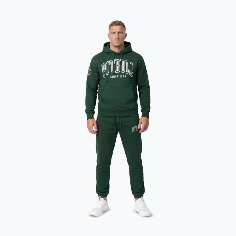Férfi pulóver Pitbull Badger Hooded hunter green 2