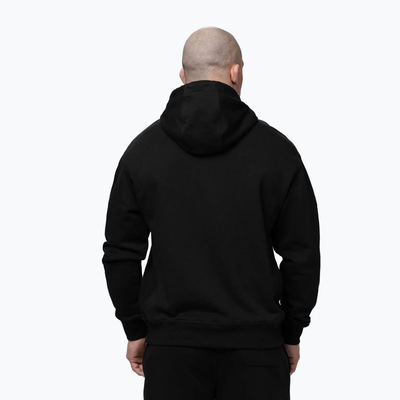 Férfi pulóver Pitbull Badger Hooded black 3
