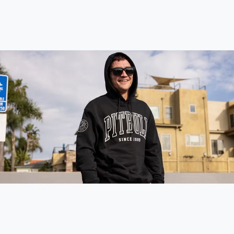 Férfi pulóver Pitbull Badger Hooded black 12
