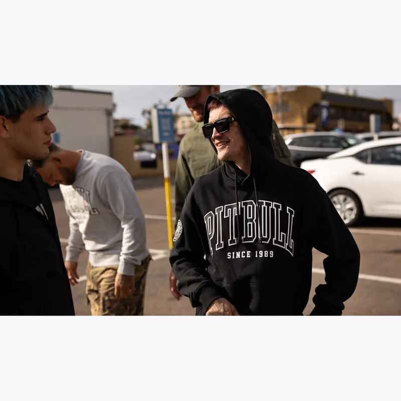 Férfi pulóver Pitbull Badger Hooded black 13