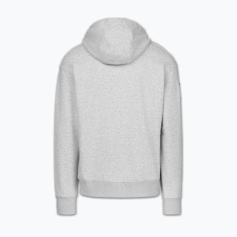 Férfi pulóver Pitbull Badger Hooded Zip grey/melange 7