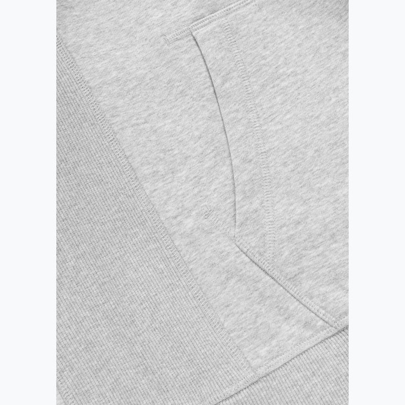 Férfi pulóver Pitbull Badger Hooded Zip grey/melange 9