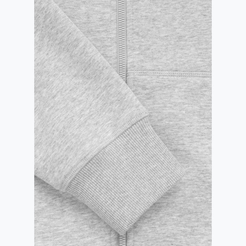 Férfi pulóver Pitbull Badger Hooded Zip grey/melange 12