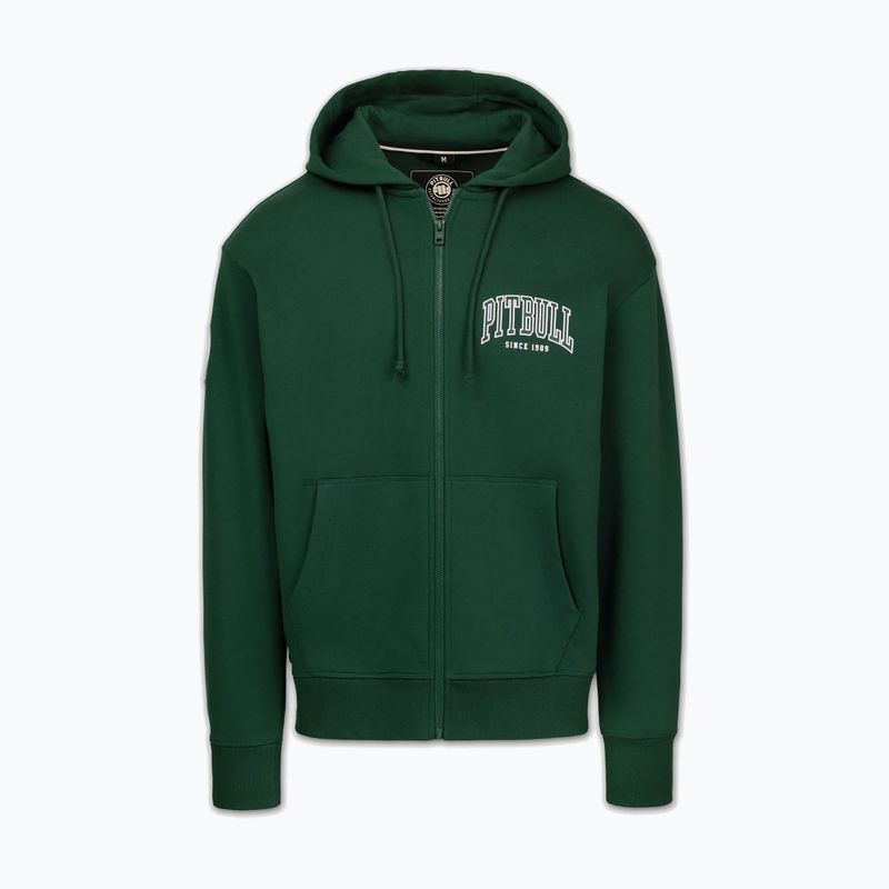 Férfi pulóver Pitbull Badger Hooded Zip hunter/green 5