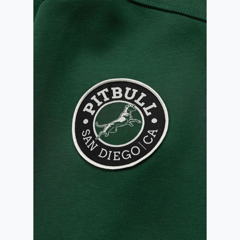 Férfi pulóver Pitbull Badger Hooded Zip hunter/green 9