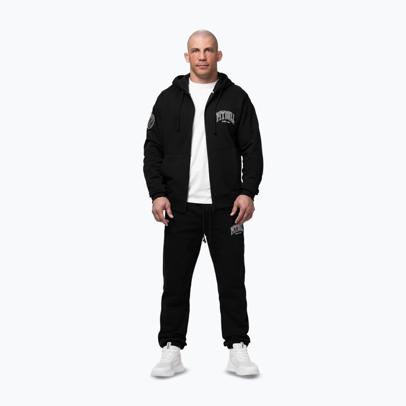 Férfi pulóver Pitbull Badger Hooded Zip black 2