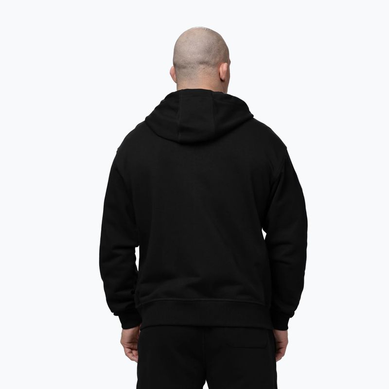 Férfi pulóver Pitbull Badger Hooded Zip black 3