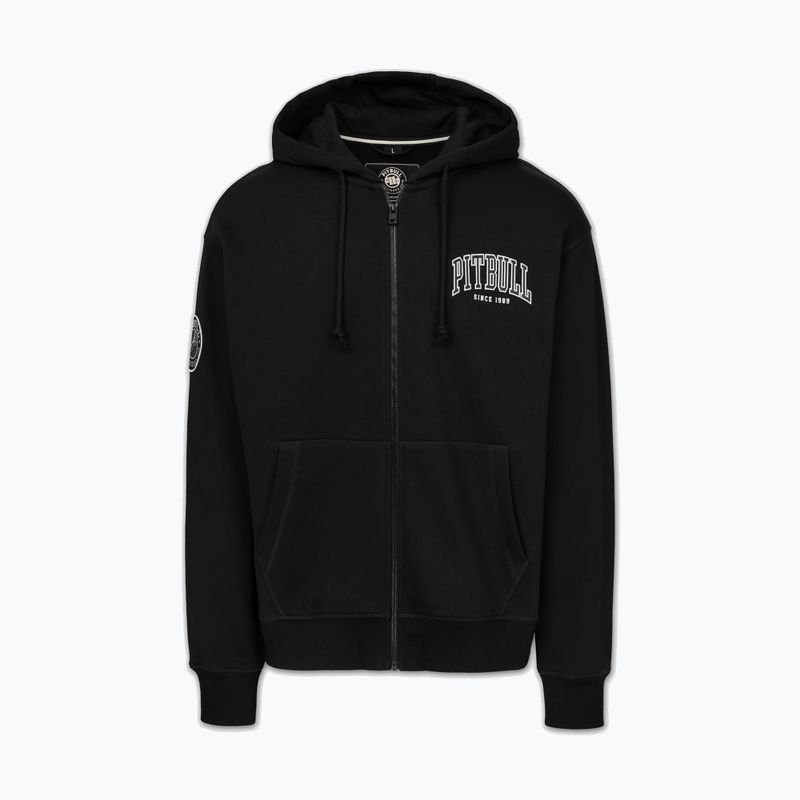 Férfi pulóver Pitbull Badger Hooded Zip black 5