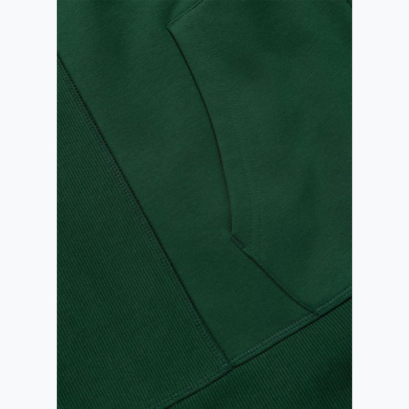 Férfi pulóver Pitbull Badger Hooded Vest Zip hunter green 8