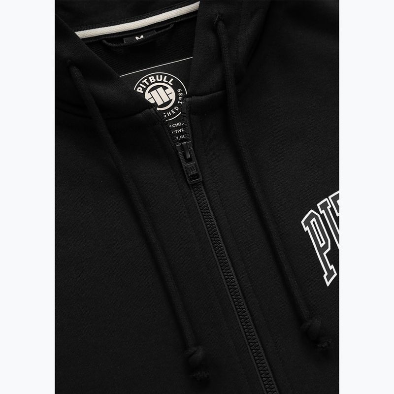Férfi pulóver Pitbull Badger Hooded Vest Zip black 7