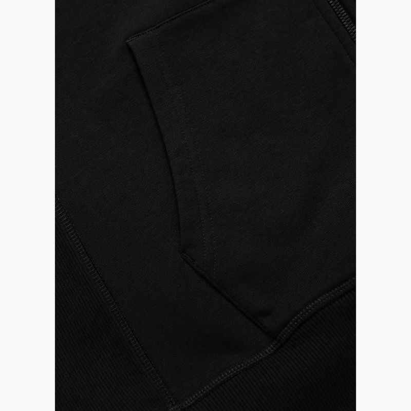 Férfi pulóver Pitbull Badger Hooded Vest Zip black 8