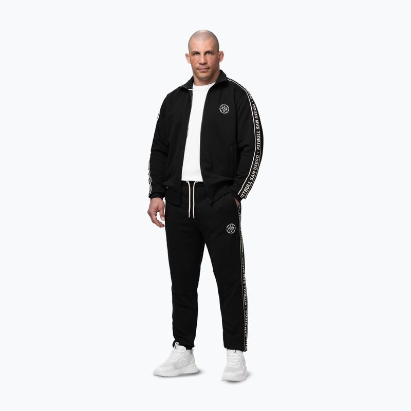 Férfi pulóver Pitbull Nexus Track Jacket black 2