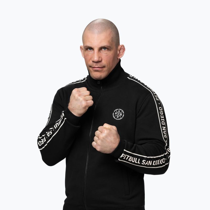 Férfi pulóver Pitbull Nexus Track Jacket black 5