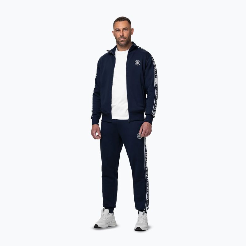 Férfi pulóver Pitbull Nexus Track Jacket dark navy 2
