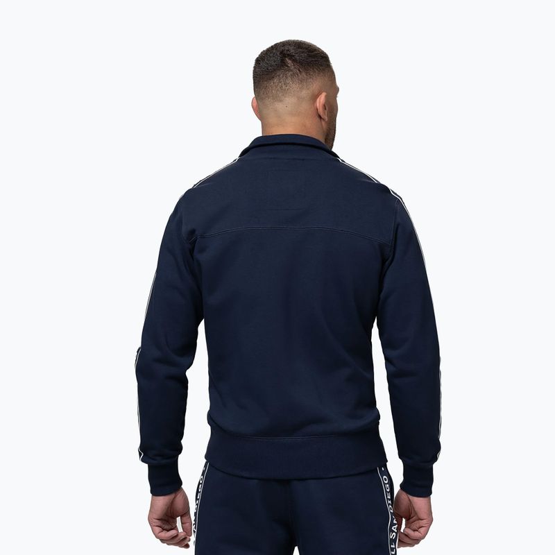 Férfi pulóver Pitbull Nexus Track Jacket dark navy 3