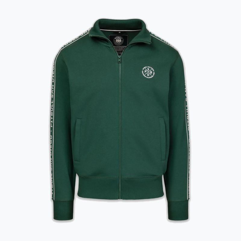 Férfi pulóver Pitbull Nexus Track Jacket bottle green 5