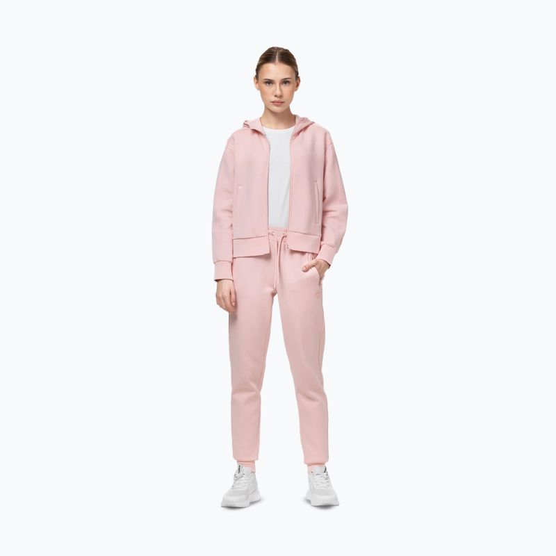 Női pulóver Pitbull Discovery Hooded Zip strawberry cream 2