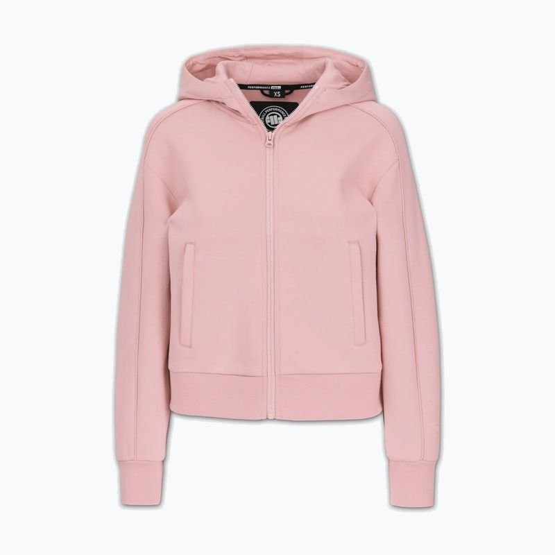 Női pulóver Pitbull Discovery Hooded Zip strawberry cream 5