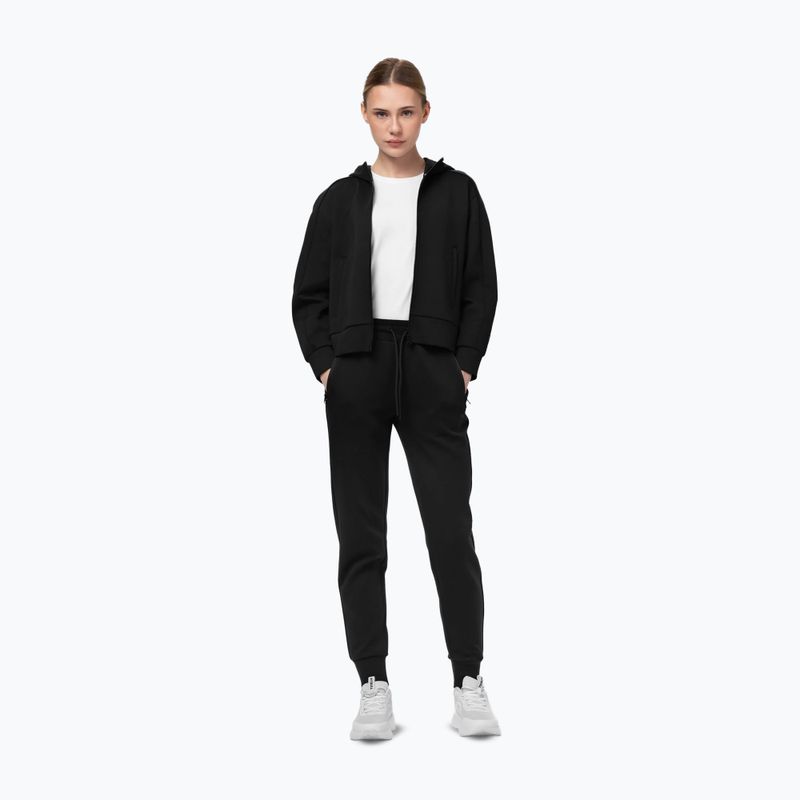 Női pulóver Pitbull Discovery Hooded Zip black 2