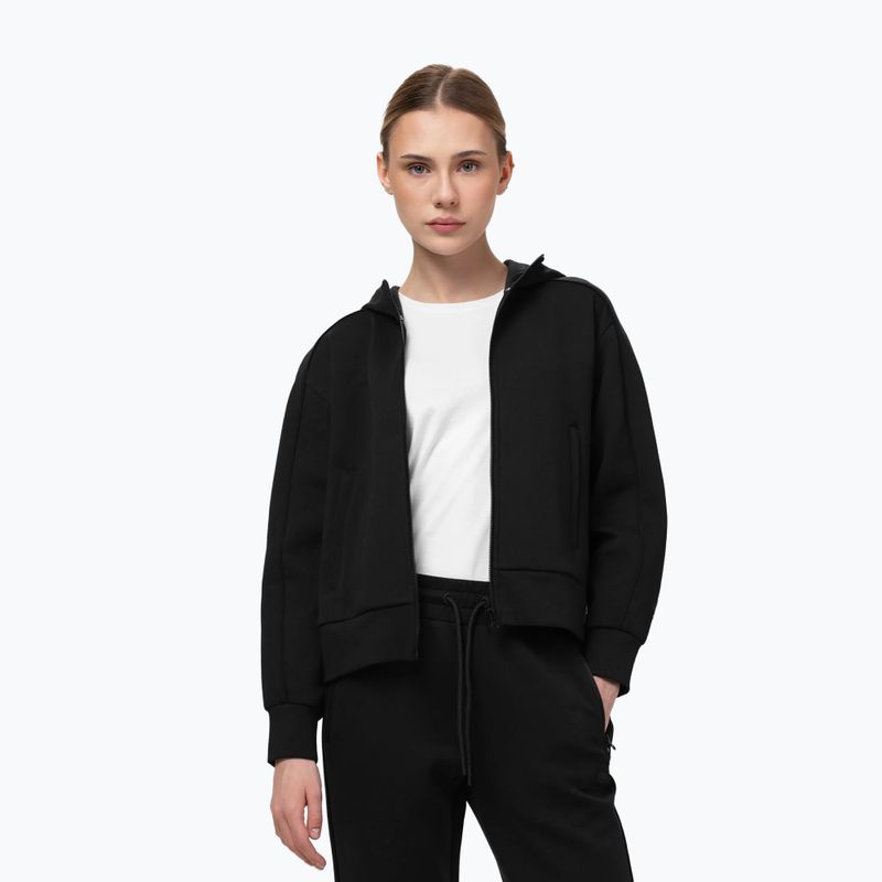 Női pulóver Pitbull Discovery Hooded Zip black 4