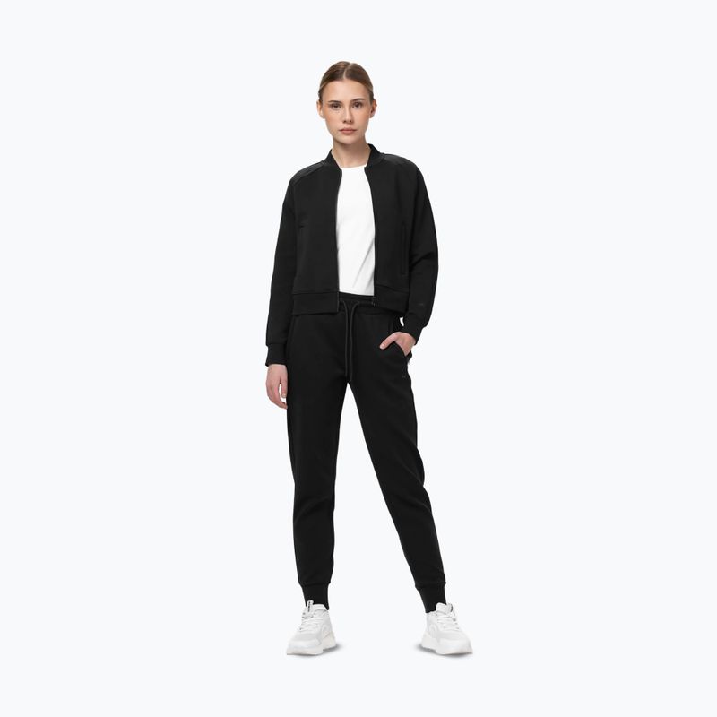 Női pulóver Pitbull Discovery Collar Zip Track Jacket black 2