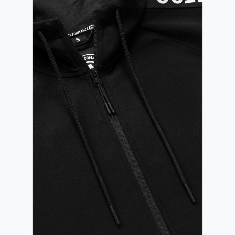 Női pulóver Pitbull Explory Tape Hooded Zip black 7