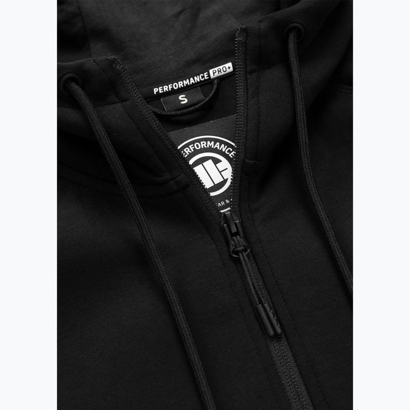 Női pulóver Pitbull Explory Tape Hooded Zip black 8