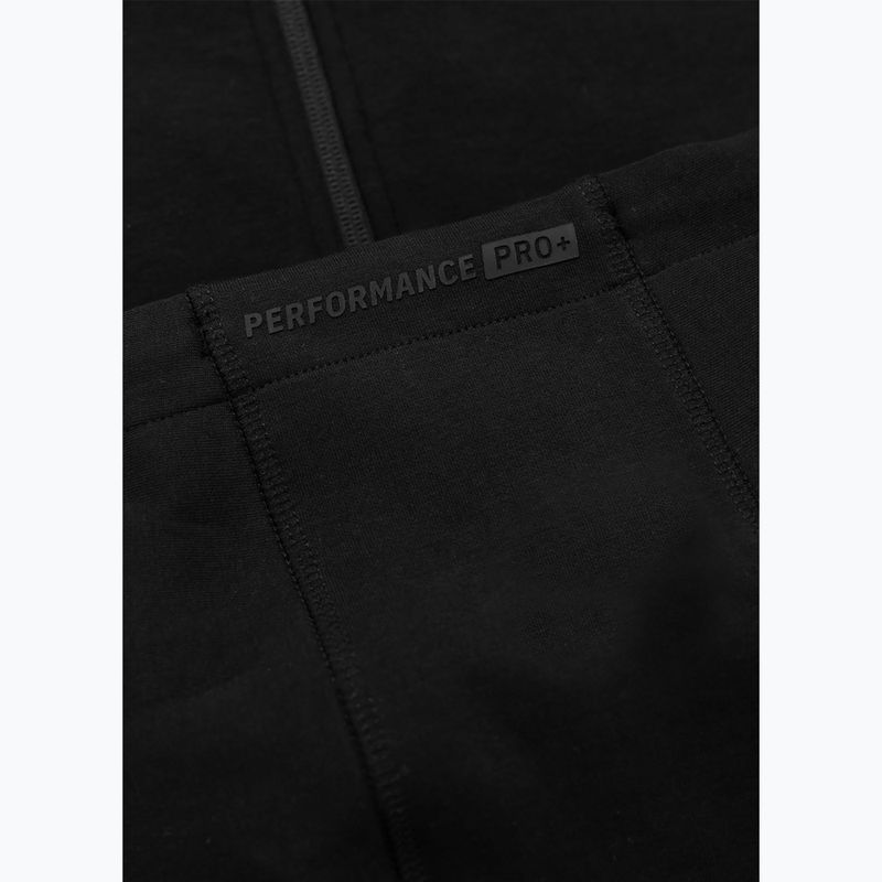 Női pulóver Pitbull Explory Tape Hooded Zip black 9