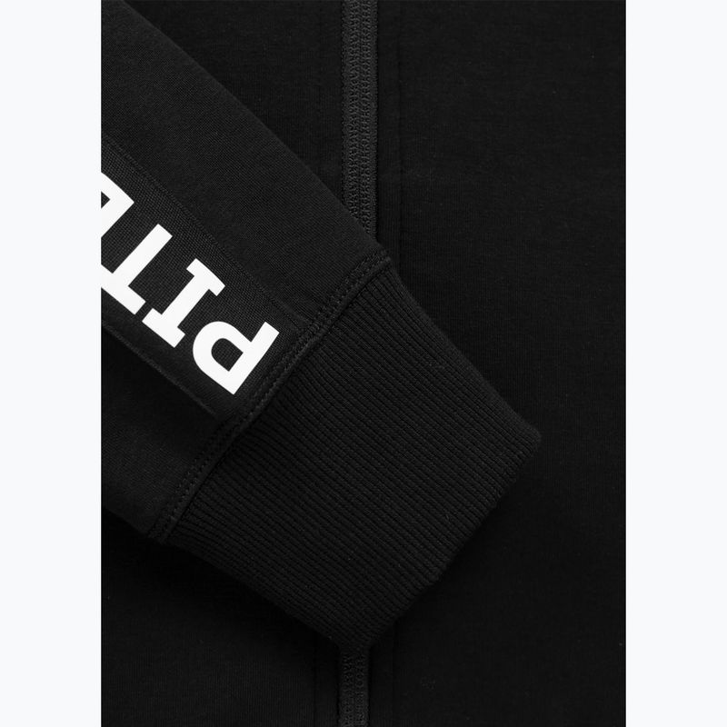 Női pulóver Pitbull Explory Tape Hooded Zip black 11