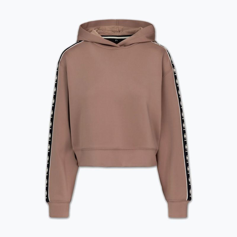 Női pulóver Pitbull Verona Hooded Oversize chocolate mousse 5