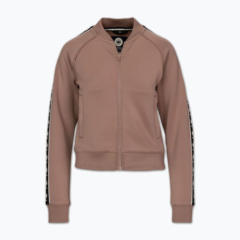 Női pulóver Pitbull Verona Collar Zip chocolate mousse 6