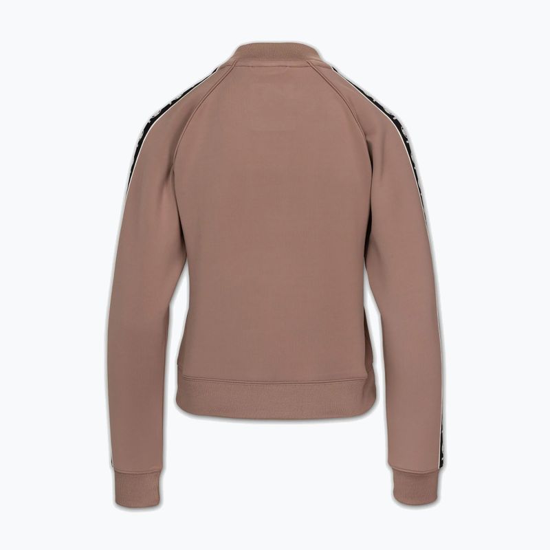 Női pulóver Pitbull Verona Collar Zip chocolate mousse 7