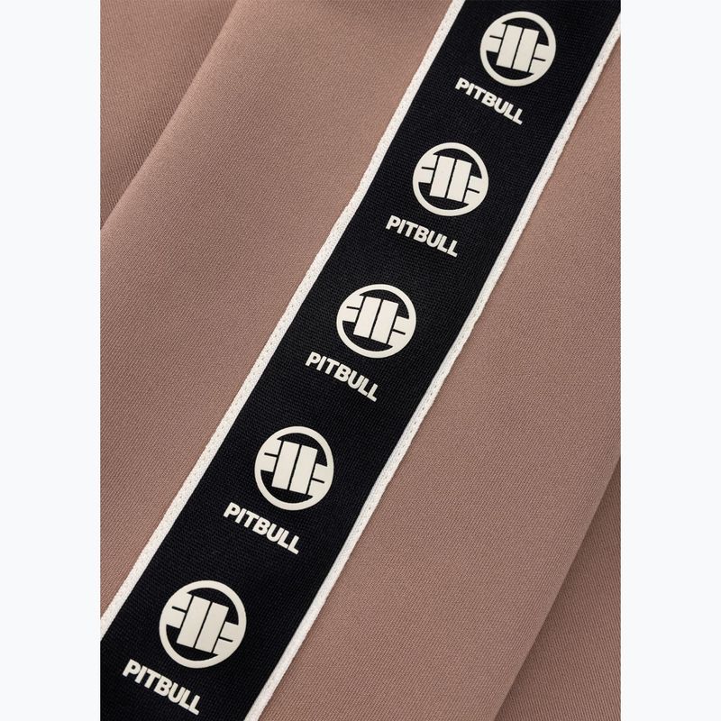 Női pulóver Pitbull Verona Collar Zip chocolate mousse 10