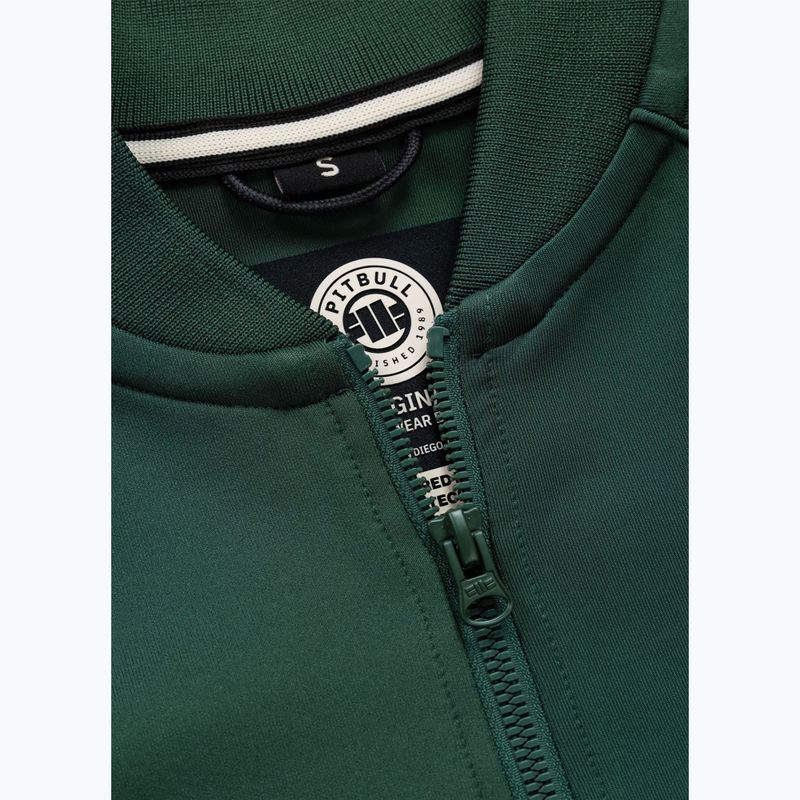 Női pulóver Pitbull Verona Collar Zip bottle green 8