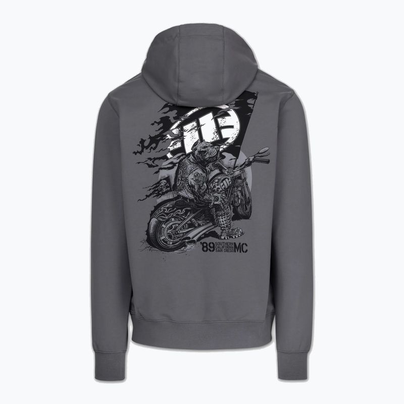 Férfi pulóver Pitbull MC Sweatshirt Hooded graphite 6