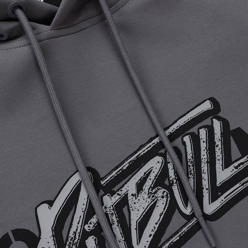 Férfi pulóver Pitbull MC Sweatshirt Hooded graphite 7