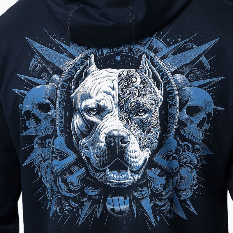 Férfi pulóver Pitbull World Sweatshirt Hooded dark navy 4
