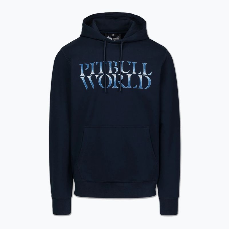 Férfi pulóver Pitbull World Sweatshirt Hooded dark navy 5