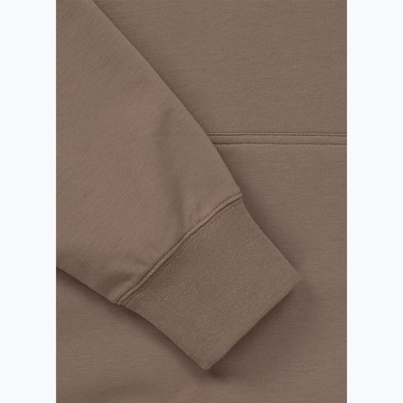 Férfi pulóver Pitbull Midnight Sweatshirt Hooded brown savana 11
