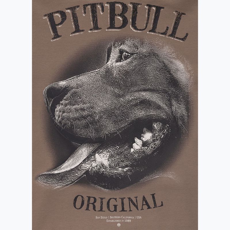 Férfi pulóver Pitbull Midnight Sweatshirt Hooded brown savana 13