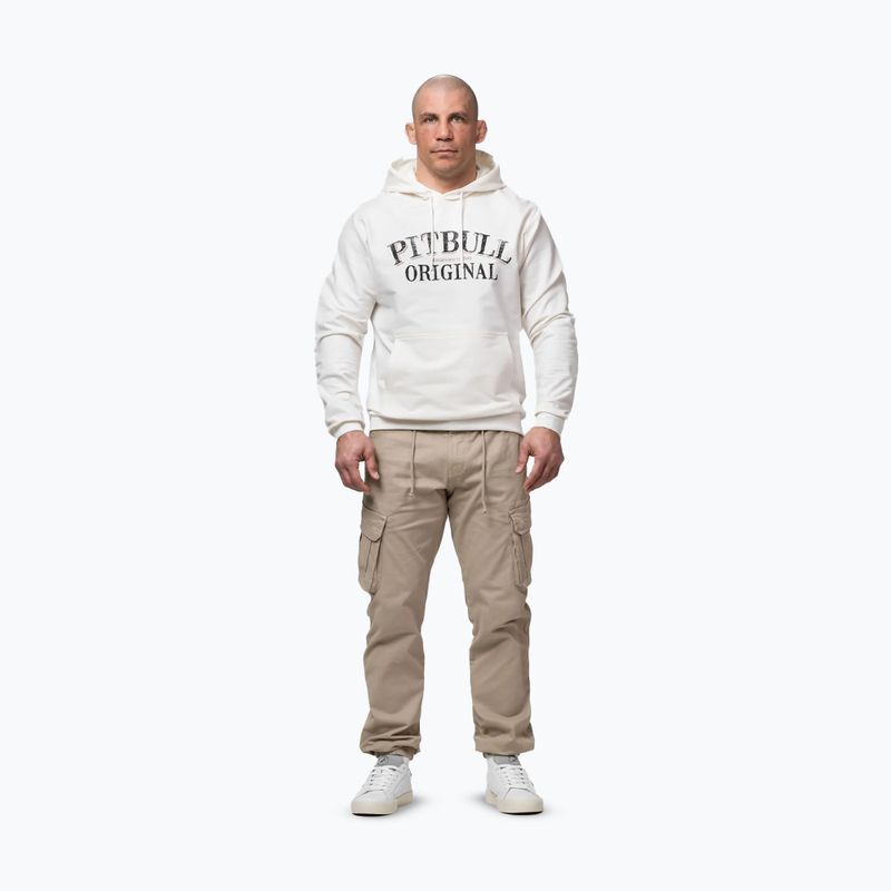 Férfi pulóver Pitbull Midnight Sweatshirt Hooded off white 2